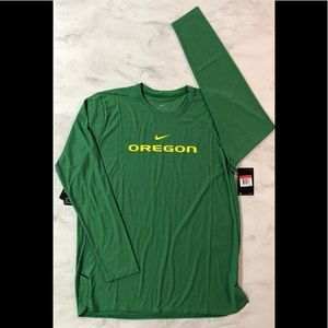 NWT Nike Oregon Sideline Dri-Fit Longsleeve Tee L